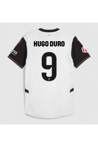 Valencia Hugo Duro #9 Voetbaltruitje Thuis tenue 2024-25 Korte Mouw